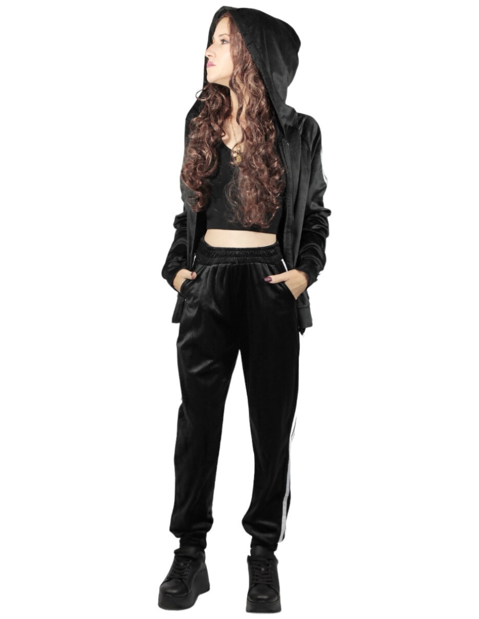 Conjunto Pants Mujer Sudadera Y Pant Aterciopelado Set Dama
