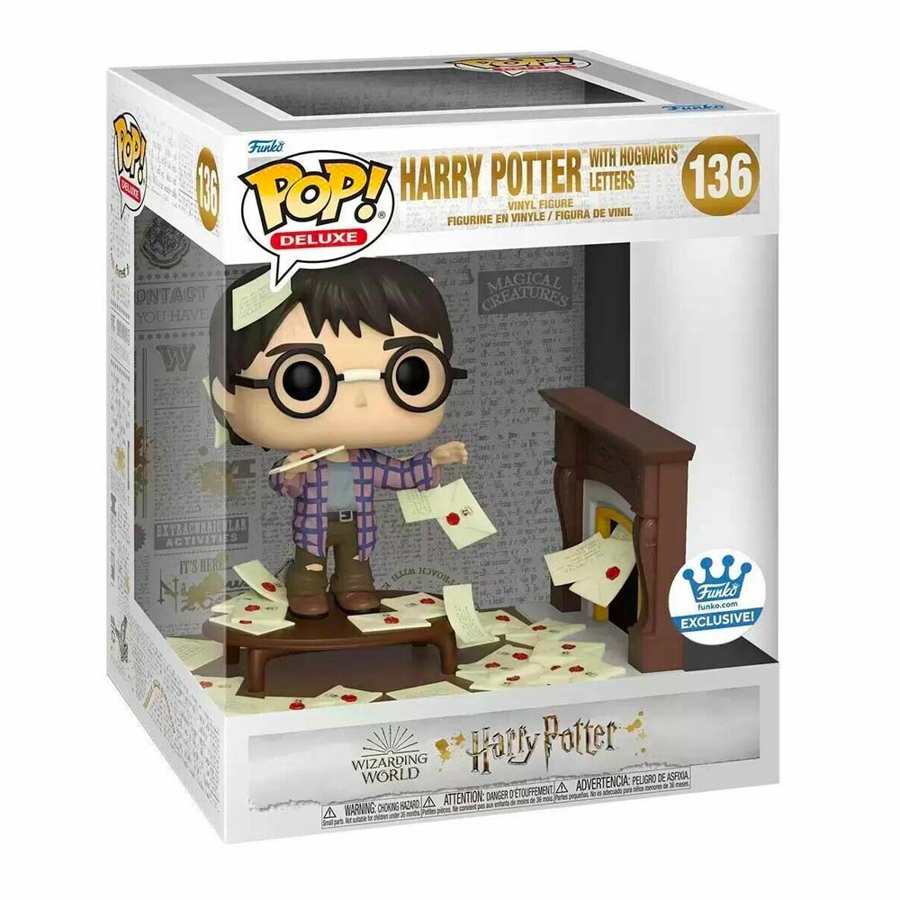 Funko Pop 136 :: Harry Potter with Hogwarts letters (Harry Potter)