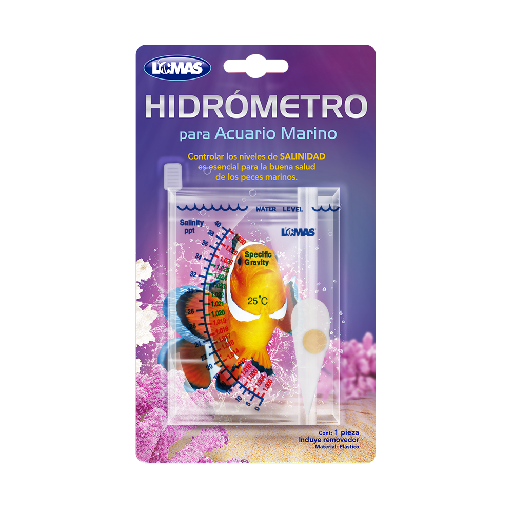 Lomas Hidrómetro Controla los Niveles de Salinidad para Acuario y/o Peceras Marinos