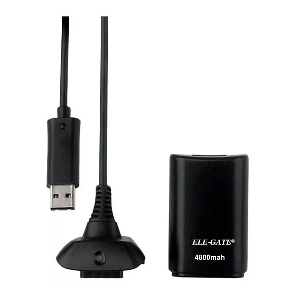 Batería Para Control De Xbox 360 Kit Carga Y Juega