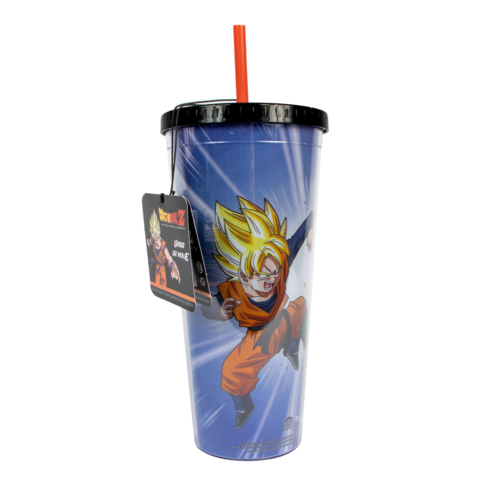 Vaso con popote Dragon Ball Z - Geek Industry.