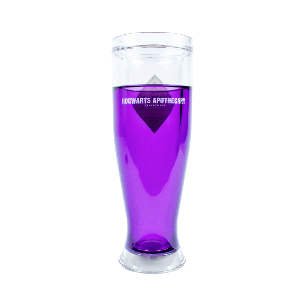 Vaso Harry Potter Morado brilla en la oscuridad - Geek Industry