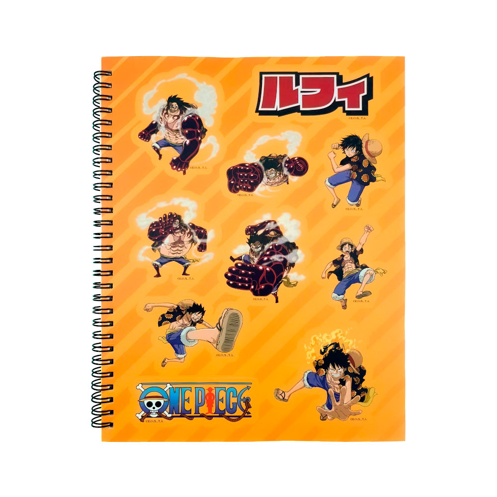Libreta Profesional Monkey D. Luffy Amarilla - One Piece - Geek Industry .
