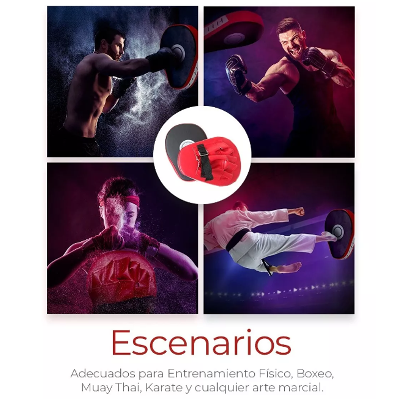 Par De Manoplas Para Artes Marciales Boxeo Karate Muay Thai