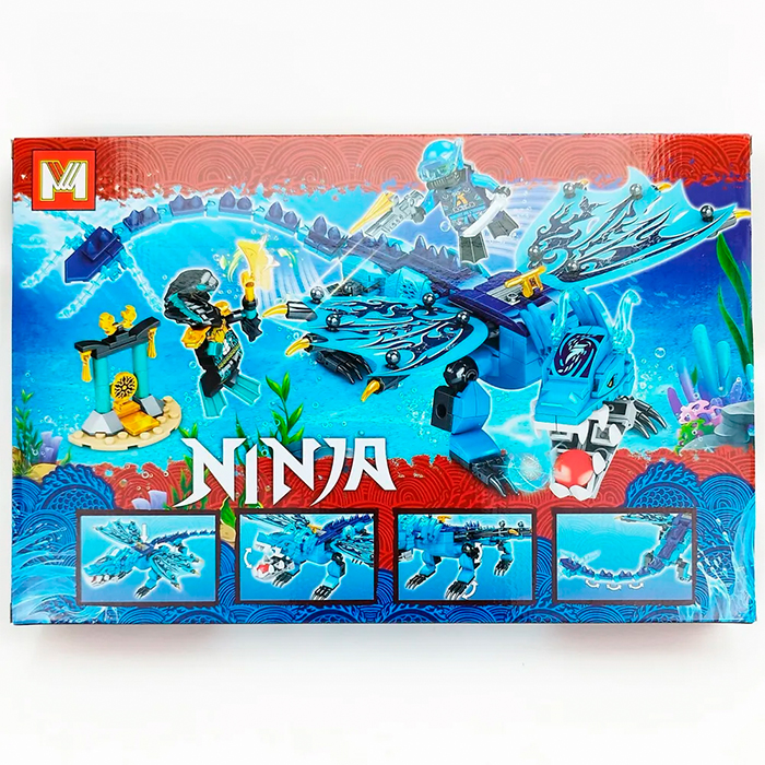 Figura tipo lego Dragón de agua Ninjago