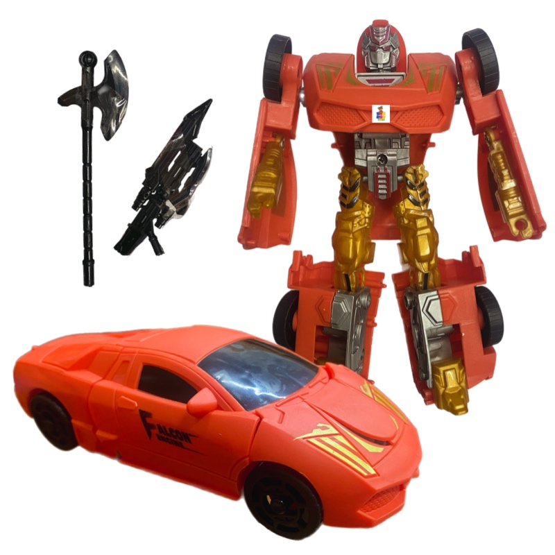 Transformer Robot Carros Con Accesorios Super Auto Model 3en1