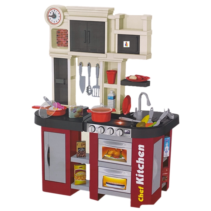 Cocina Cocinita Infantil Luz Sonido Y Agua Talented Chef 58 Piezas 