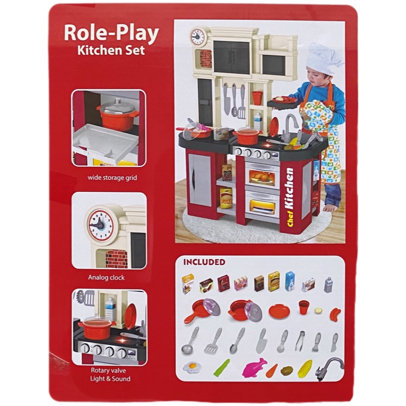 Cocina Cocinita Infantil Luz Sonido Y Agua Talented Chef 58 Piezas 