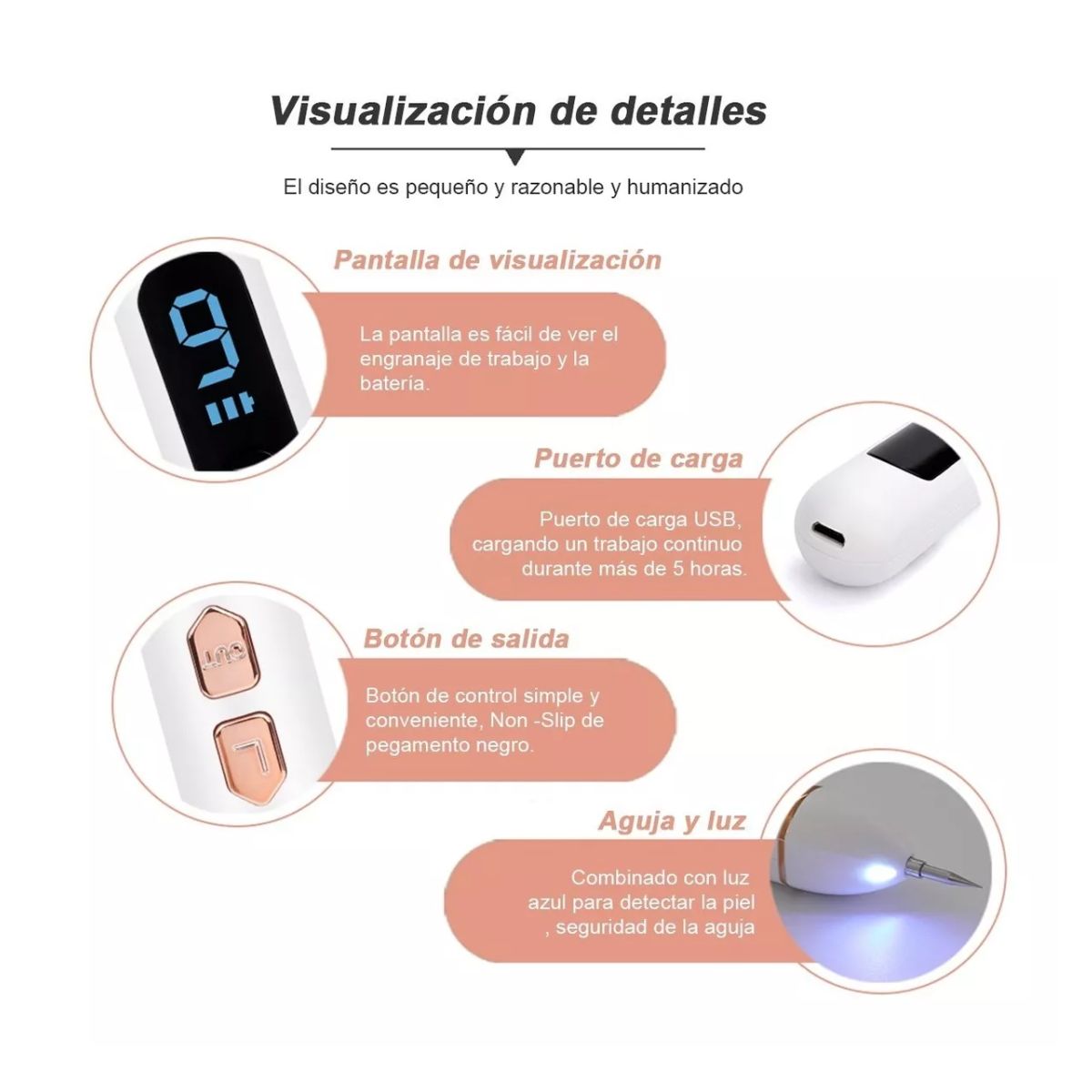 Herramienta Para Quitar Verrugas Pluma Cauterizador