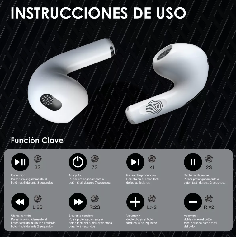 Audífonos Bluetooth Oem Pro - Compatible Ios Android