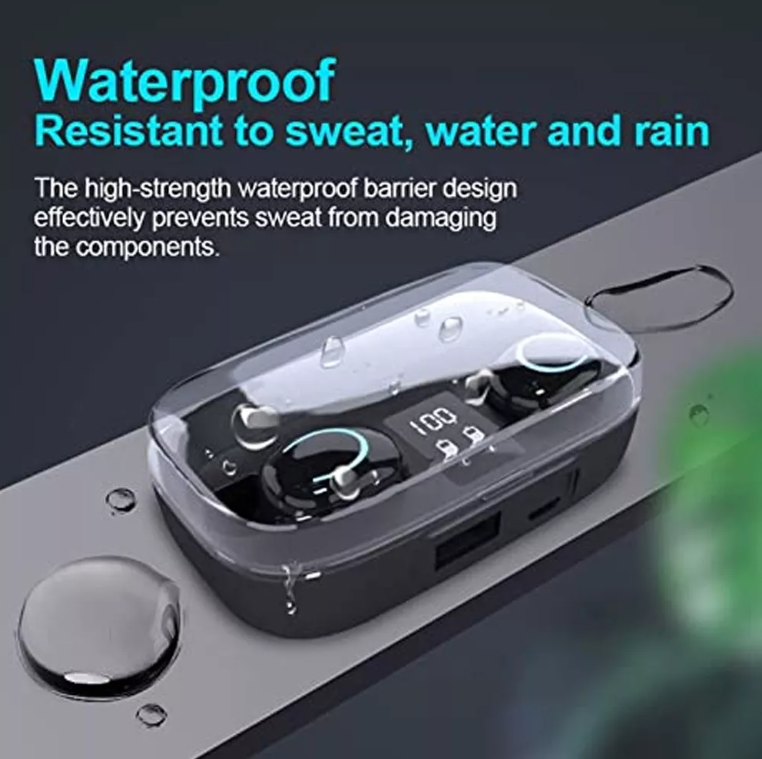 Audífonos Bluetooth Compactos Led Digital