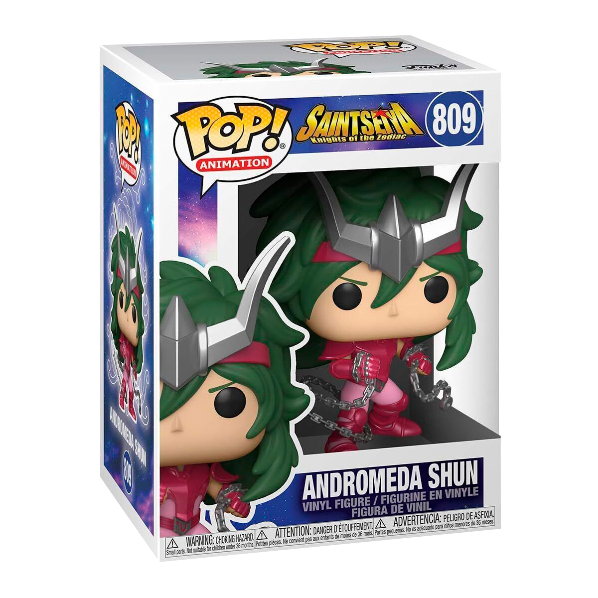 Funko Pop Andromeda Shun #809 Caballeros Del Zodiaco Anime Figura Original