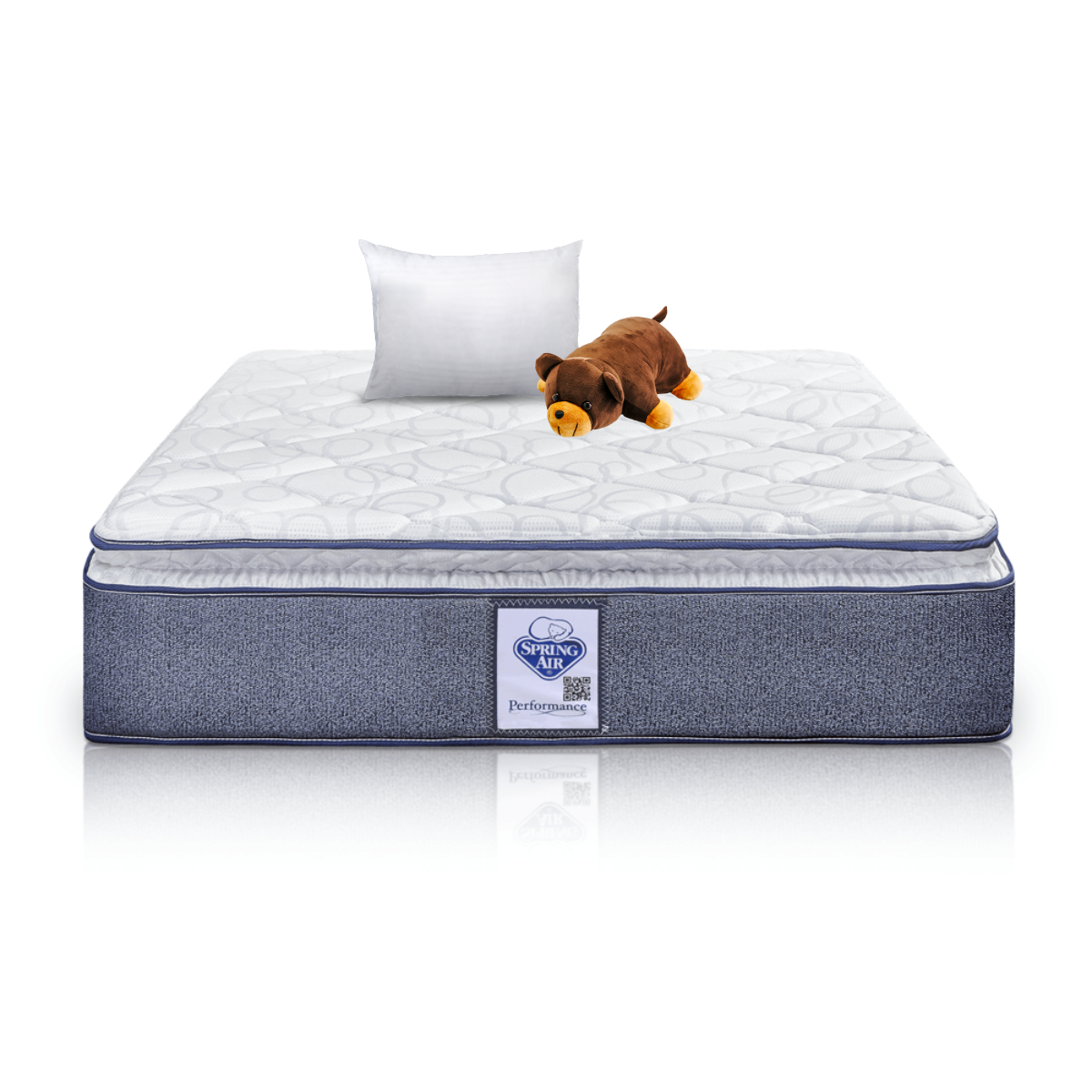 Colchon Spring Air Vendome Spring Air - Individual + 1 Almohadas + 1 Osito