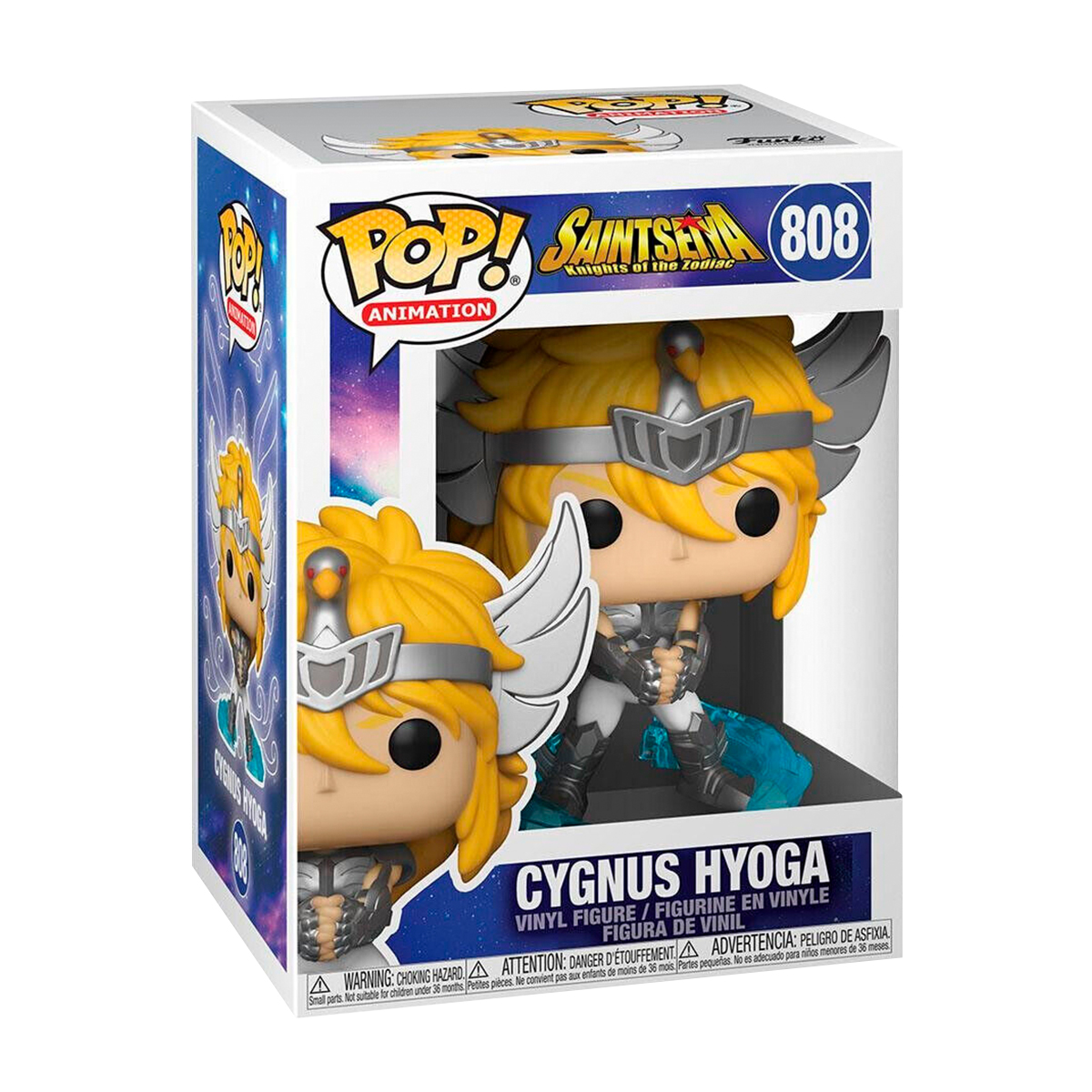 Funko Pop Hyoga De Cisne #808 Caballeros Del Zodiaco Anime Figura Original