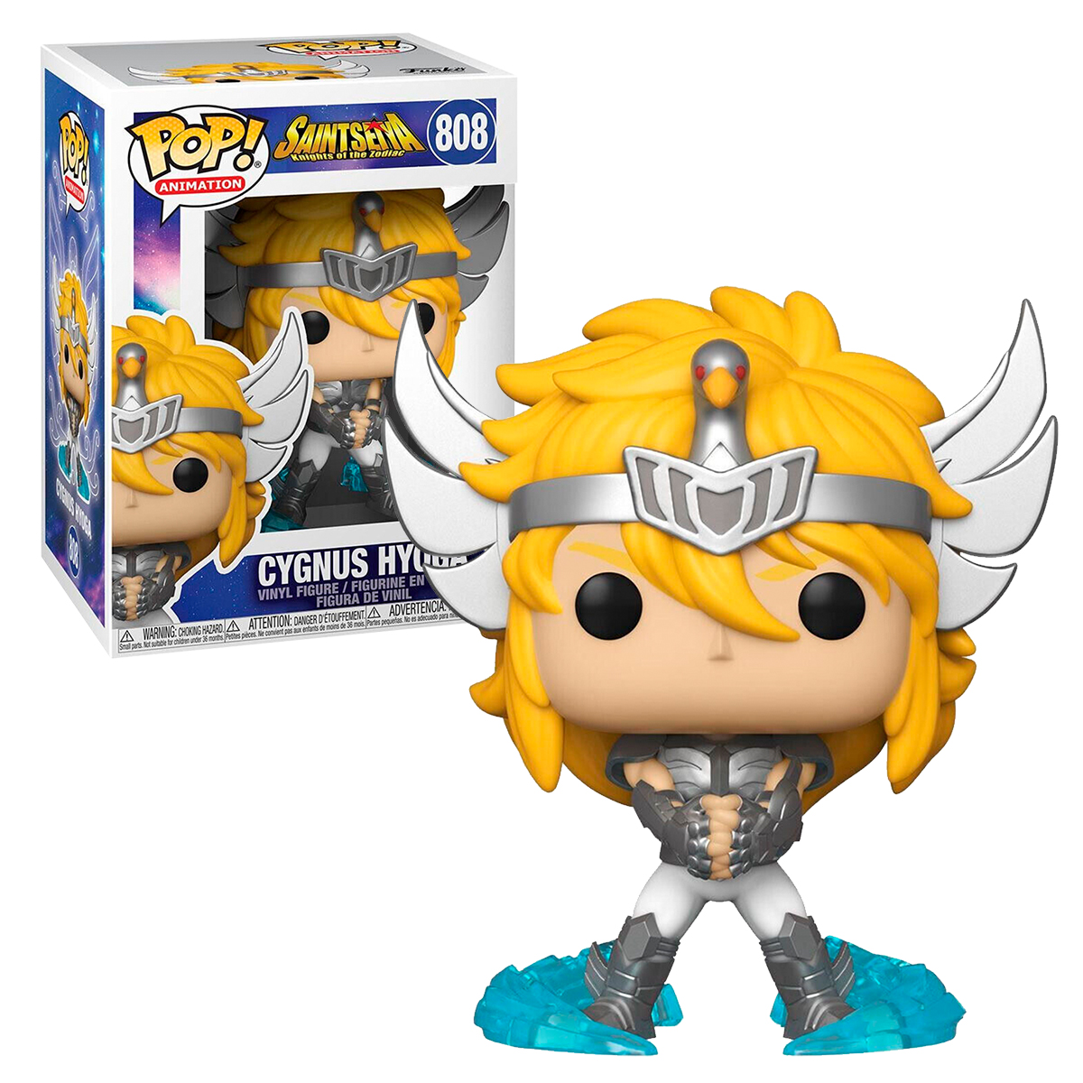 Funko Pop Hyoga De Cisne #808 Caballeros Del Zodiaco Anime Figura Original