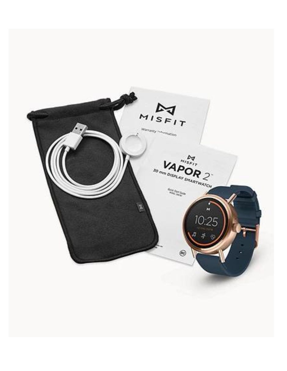 MISFIT VAPOR 2: RELOJ INTELIGENTE (PLATA/AZUL)