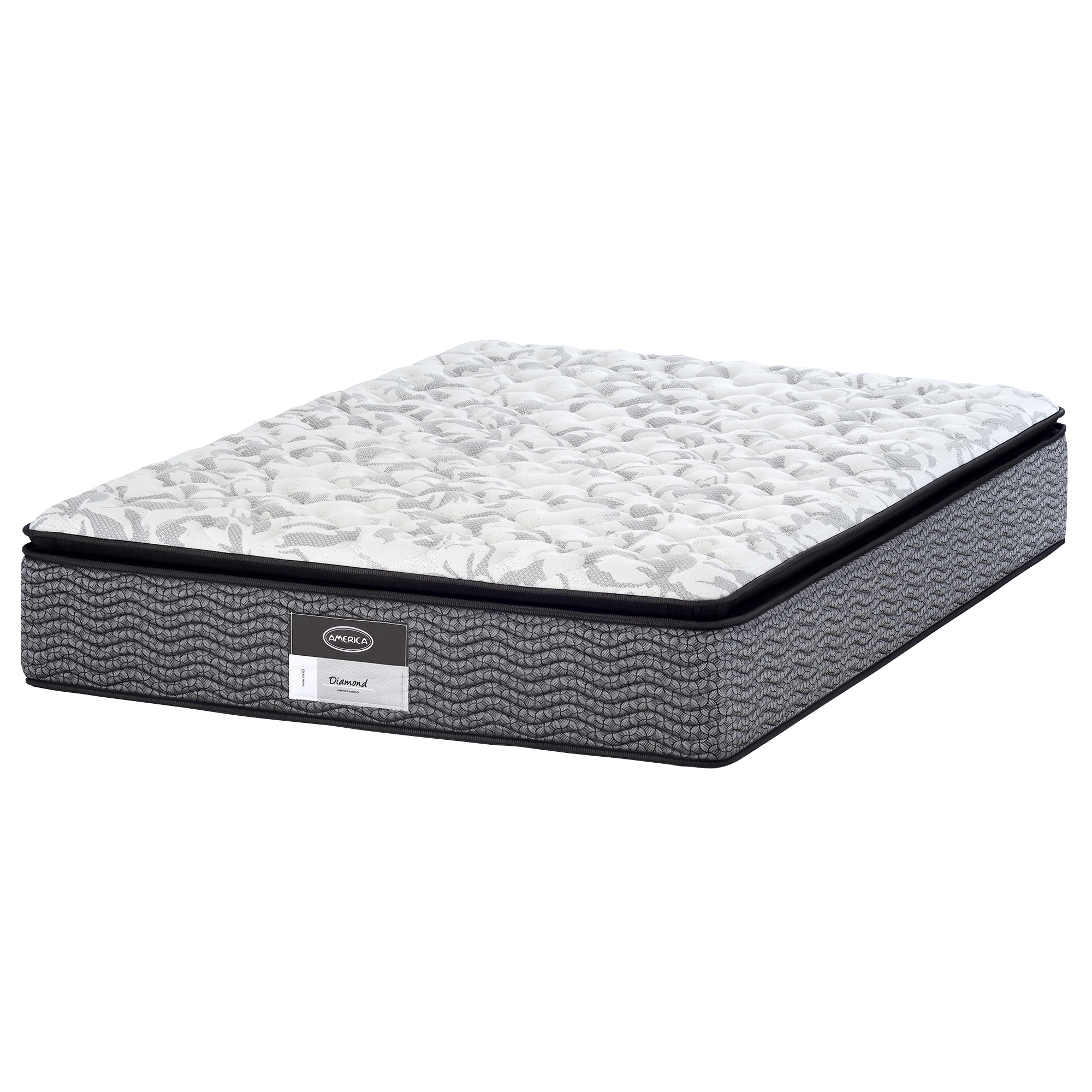 Colchon America Diamond Matrimonial + Sabanas Ensueño + Protector Ensueño + 2 Almohadas de regalo