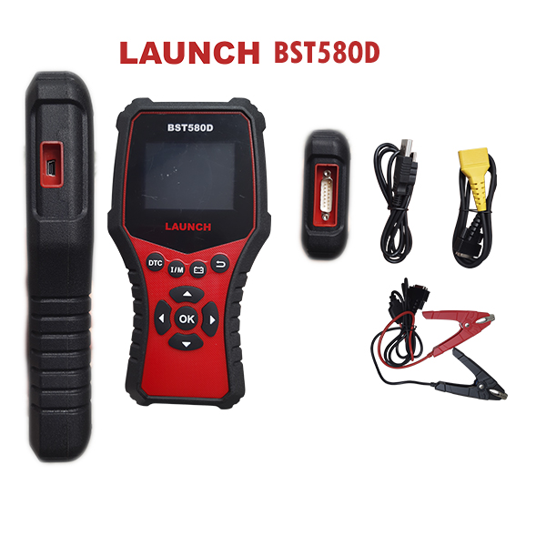 Probador De Baterías Y Sistema De Carga+ OBD2  Launch BST580D 