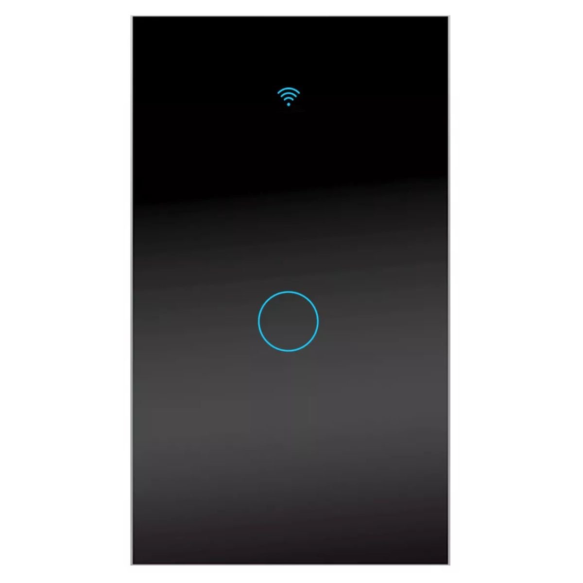 Interruptor Inteligente Wi-fi De 1 Vías Negro Sin Neutro