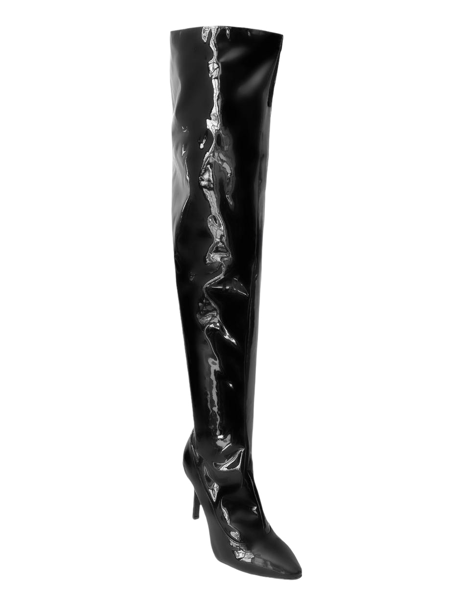 Botas Altas Mujer Bota De Tacón Fino Botines Pierna Completa