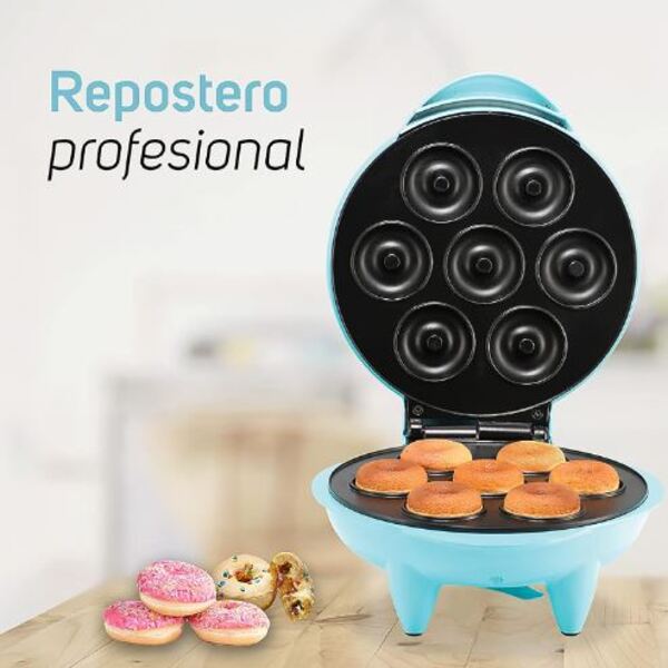 Taurus Máquina para Donas 7 Puestos Azul.