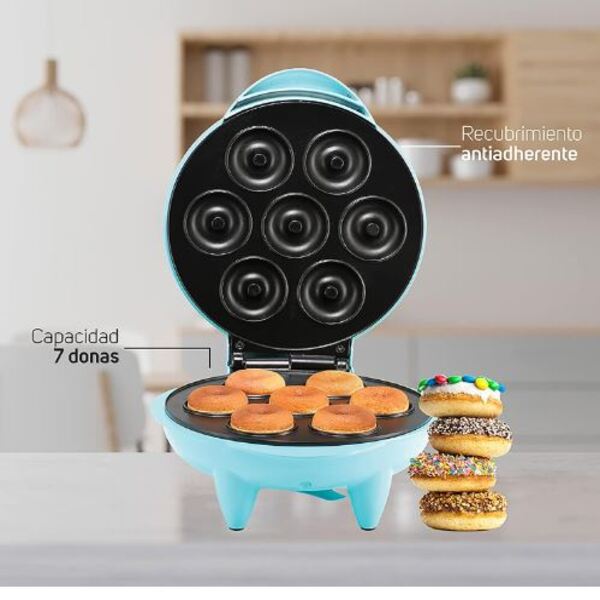 Taurus Máquina para Donas 7 Puestos Azul.