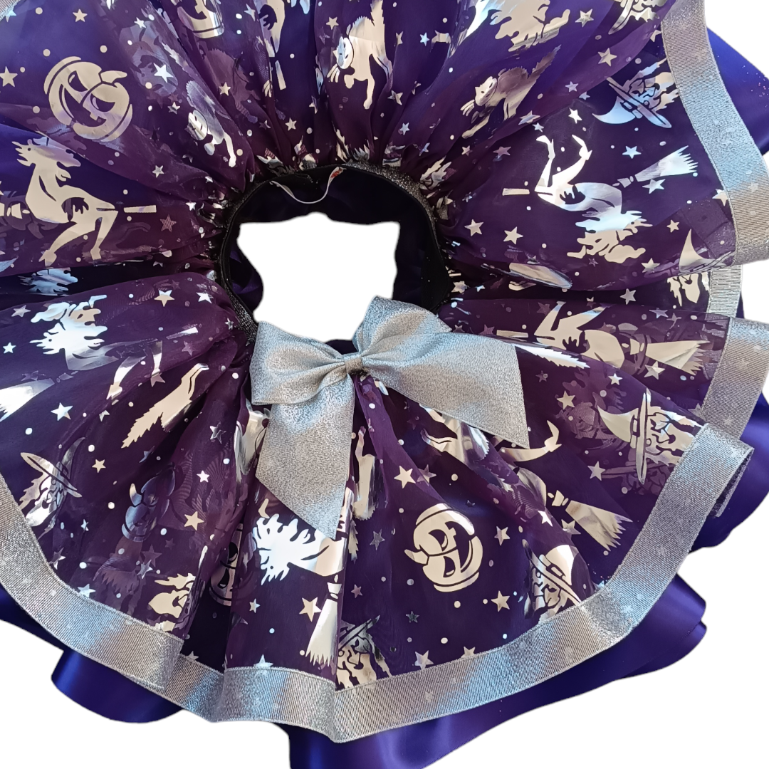 Tutú Deluxe de bruja, morado. Cute as a Bug. Falda 