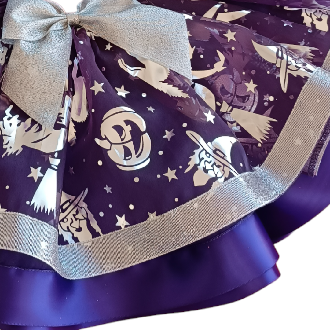 Tutú Deluxe de bruja, morado. Cute as a Bug. Falda 