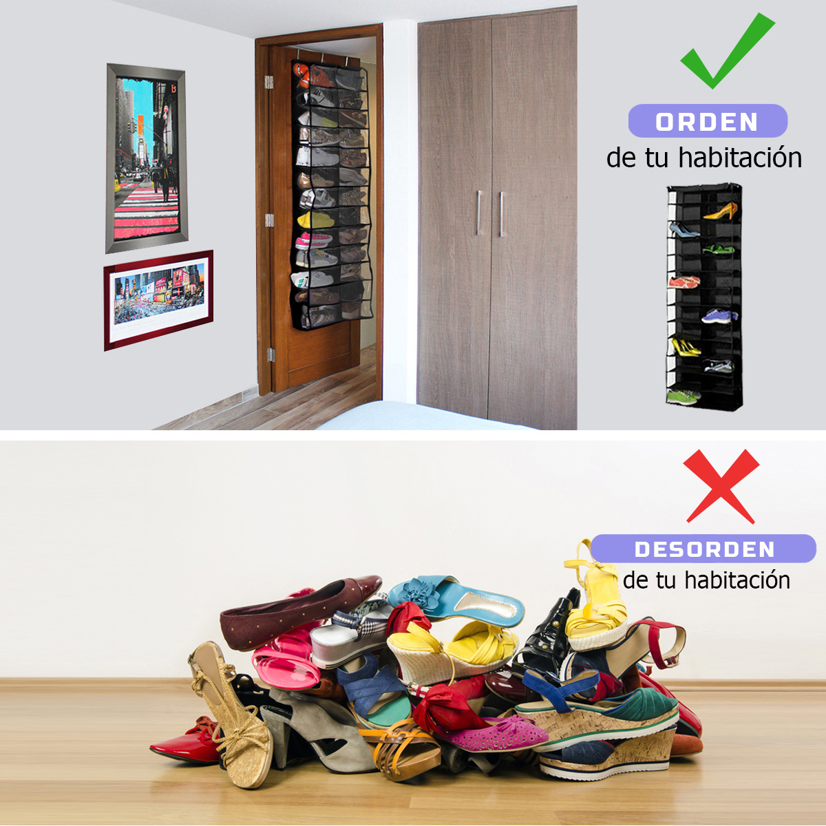 Zapatera Colgante Ag Box Zapatera Con Capacidad Para 26pares