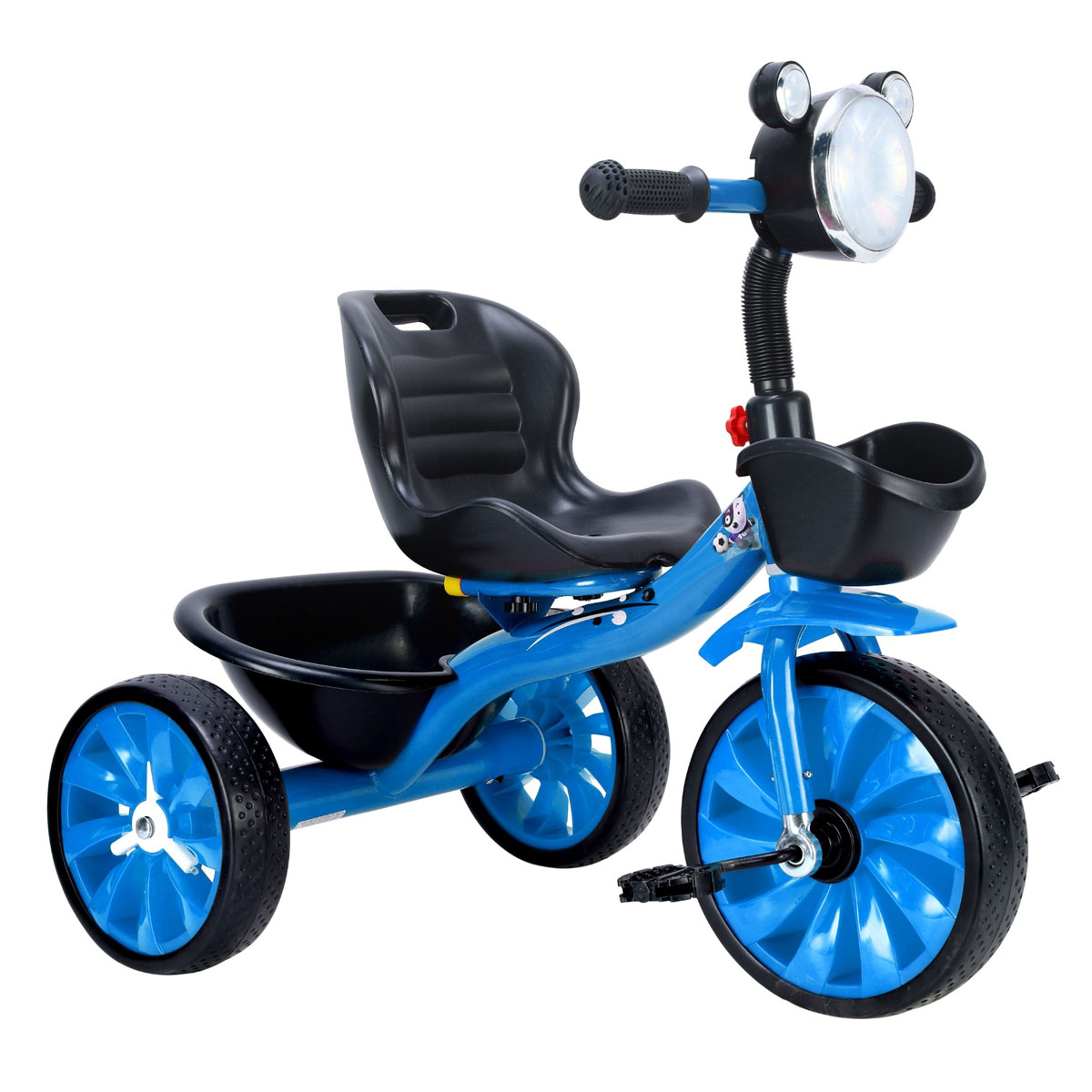 Triciclo para Niños Faro Luz y Sonido con Canastilla 928 Azul