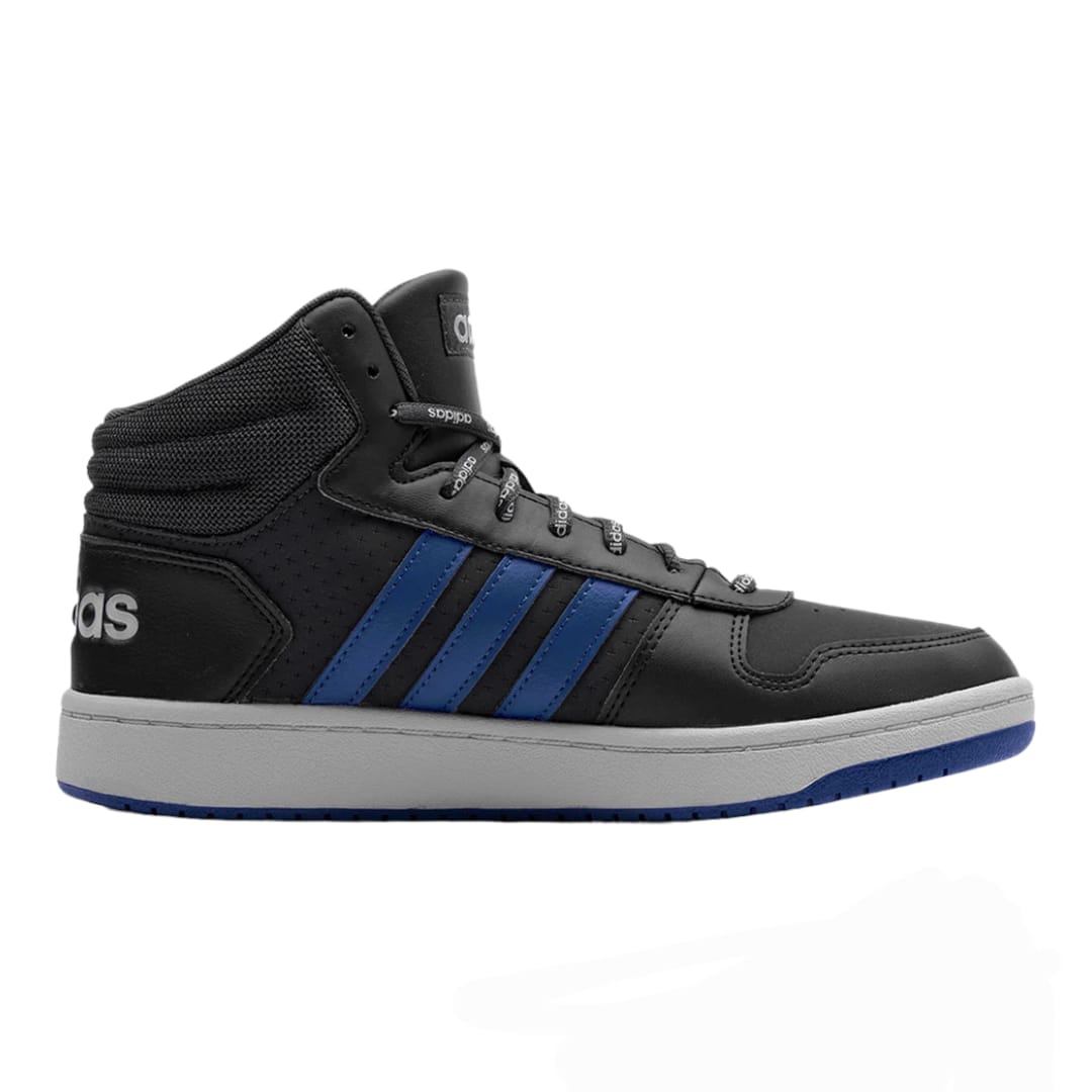 Tenis Adidas Hoops 2.0 Mid Gris Oscuro GZ7957