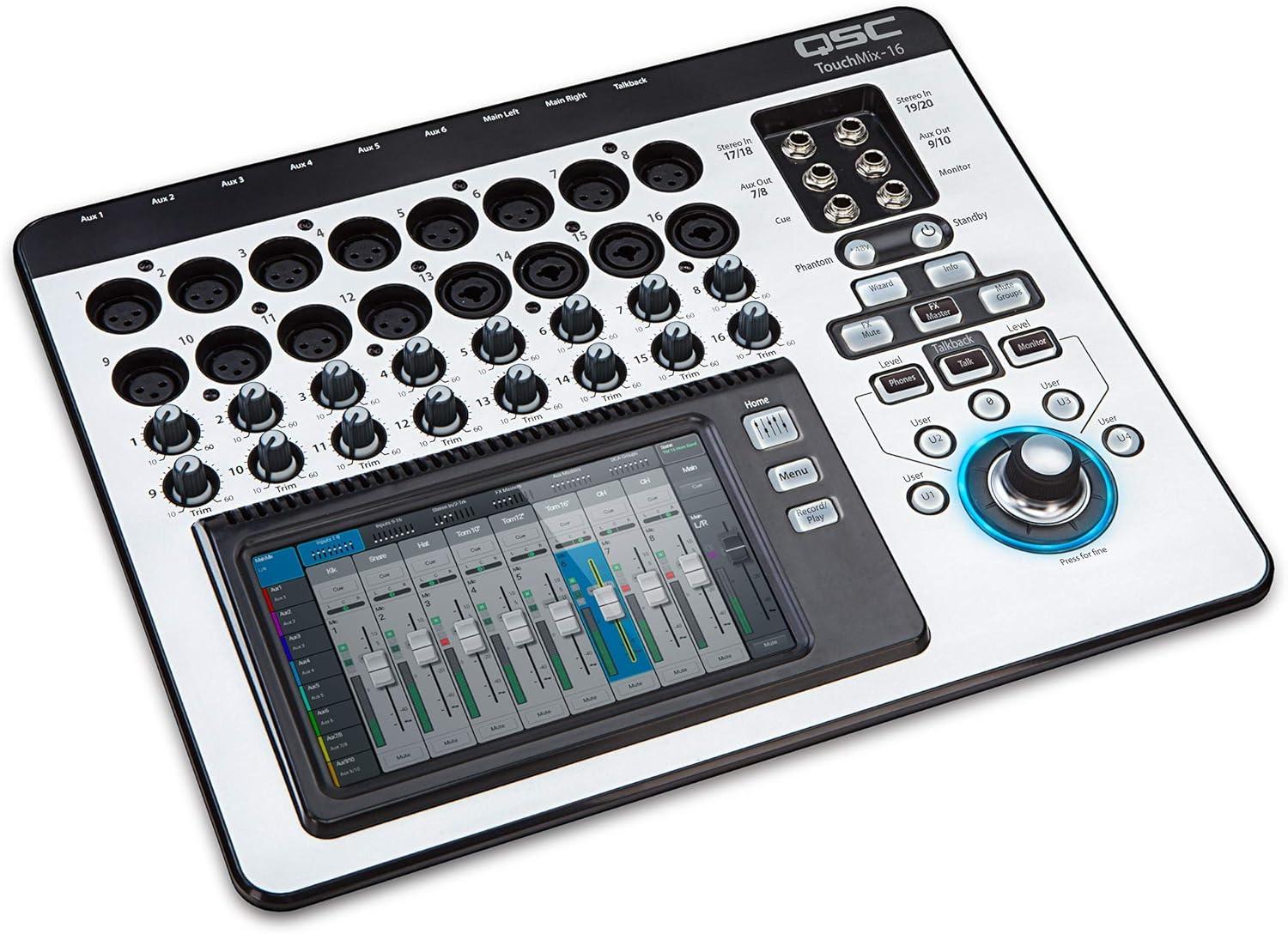 Qsc Touchmix 16 Mezcladora Digital 22 Canales Pantalla Tactil 