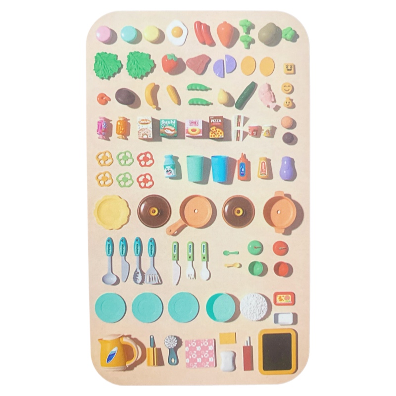 Cocina Infantil Multifuncional Juguete Con Sonido Vapor Agua Puzzle Kitchen