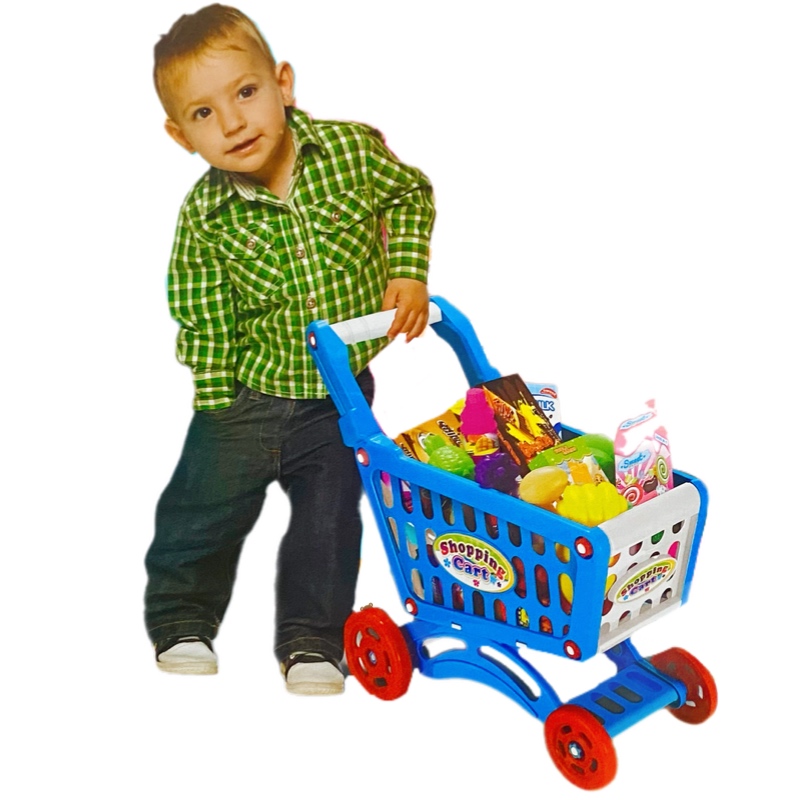 Supermercado Minisuper De Juguete Con Carrito Cocina 68pz