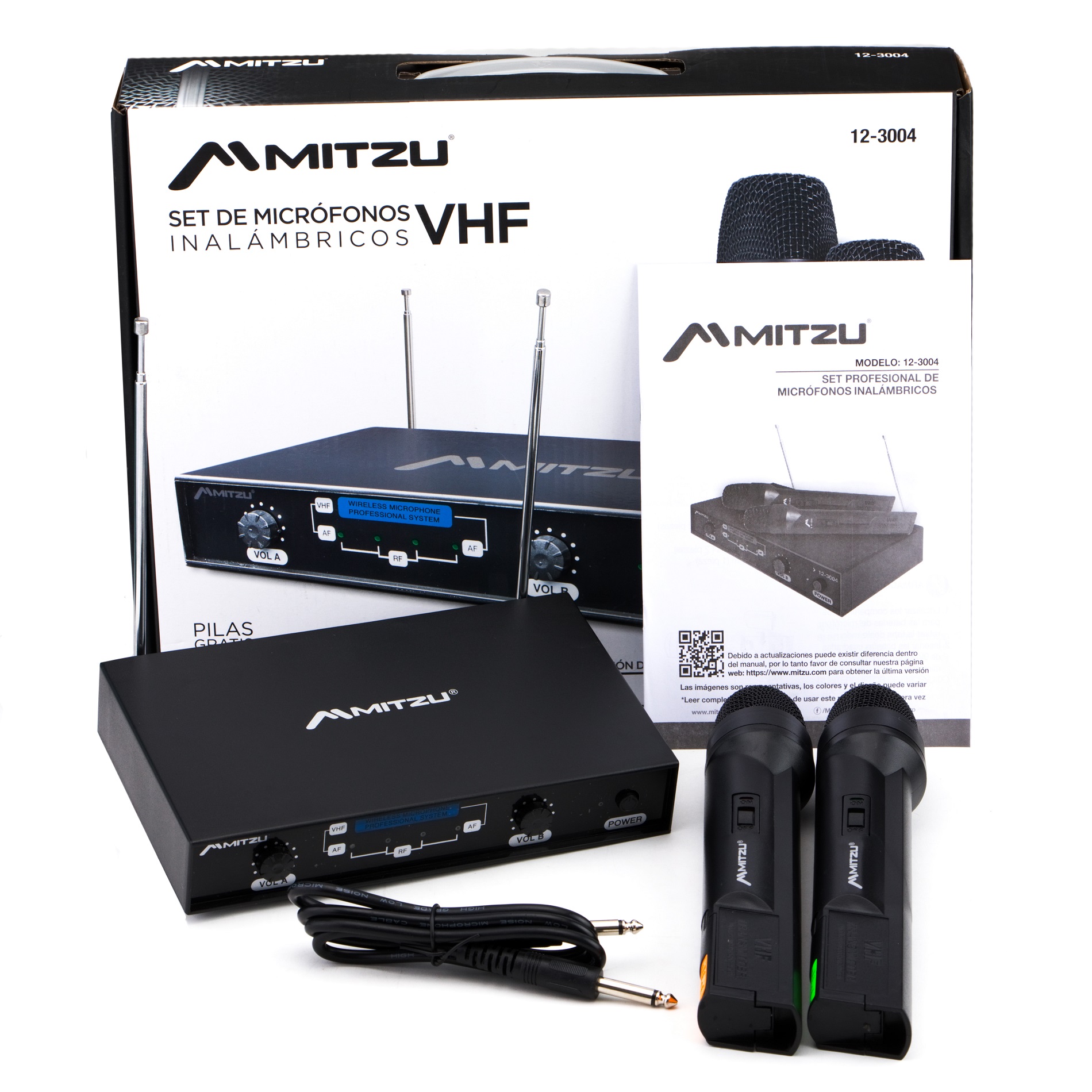 Juego De Micrófonos Inalámbricos Hasta 50m Sin Interferencia