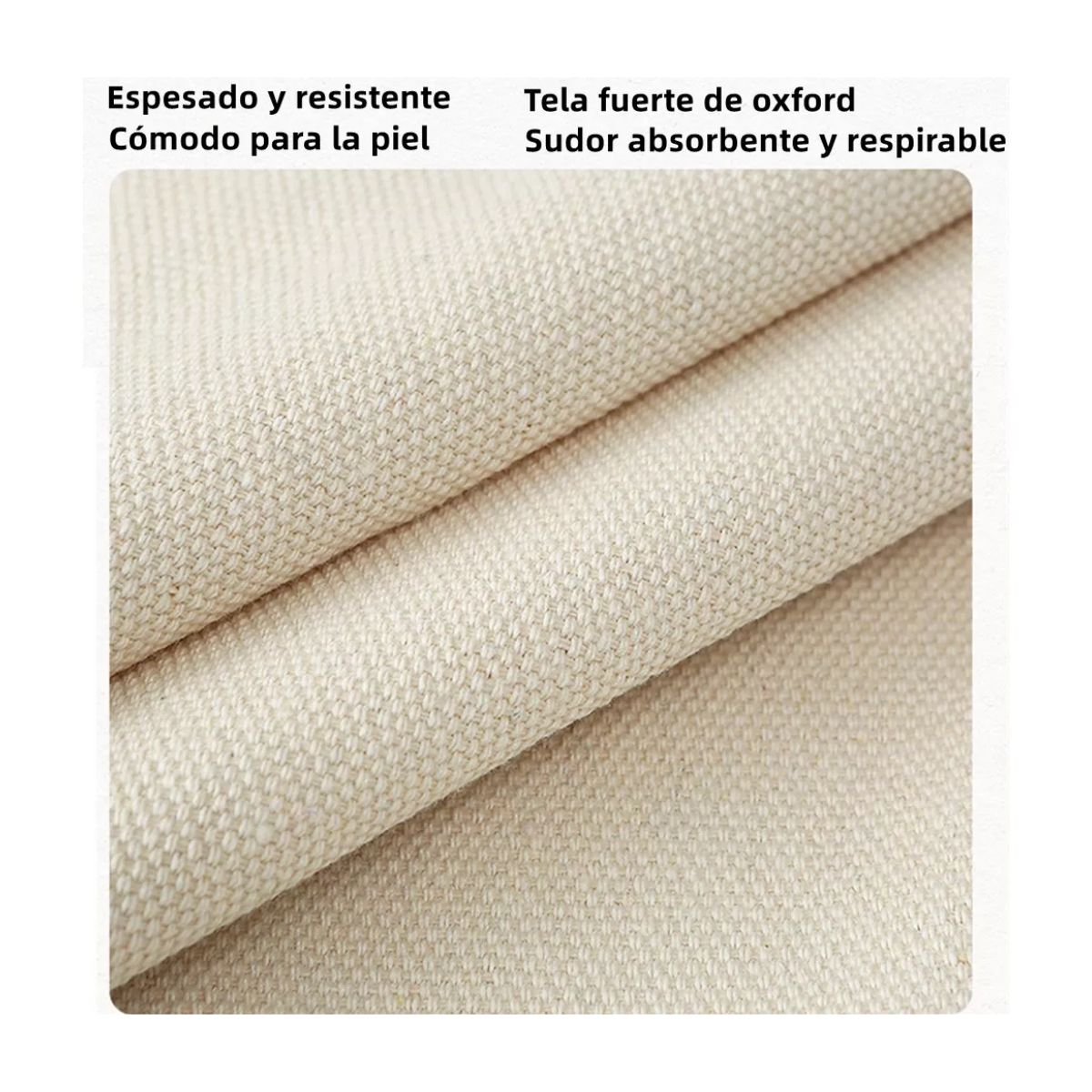 Hamaca Algodón Para Jardín Camping Exterior Portátil Mueble Beige