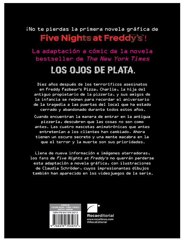 Five Nights At Freddy's. La novela gráfica - Los ojos de plata