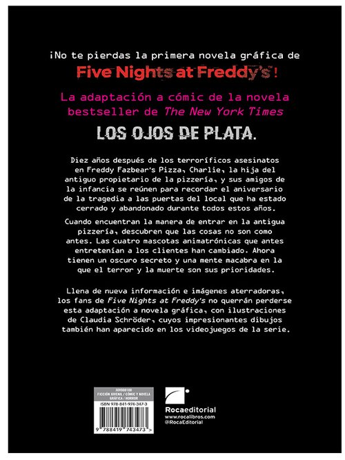 Five Nights At Freddy's. La novela gráfica 1 - Los ojos de plata by Scott  Cawthon