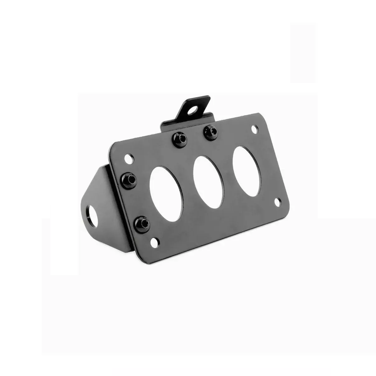 Porta Placa Lateral Moto Plano Harley Choper Porta placa