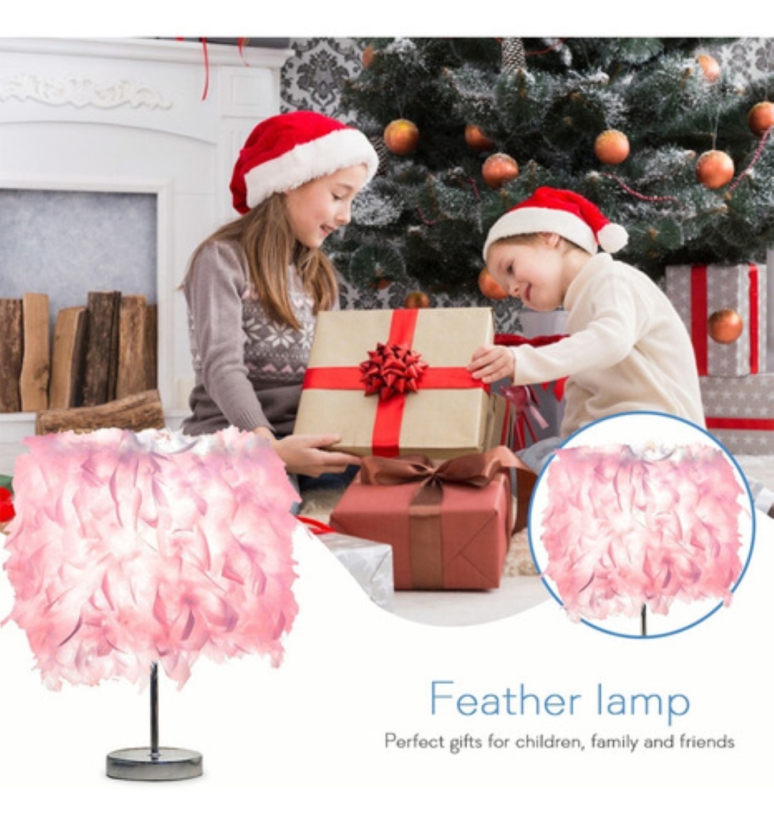 Lámpara Led Lámparas De Buro De Escritorio Decoración Usb Rosa