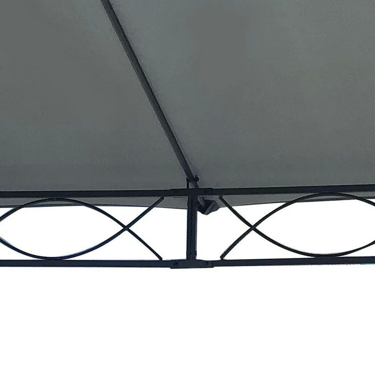 Toldo Carpa Gazebo Doble 3x3 Gris