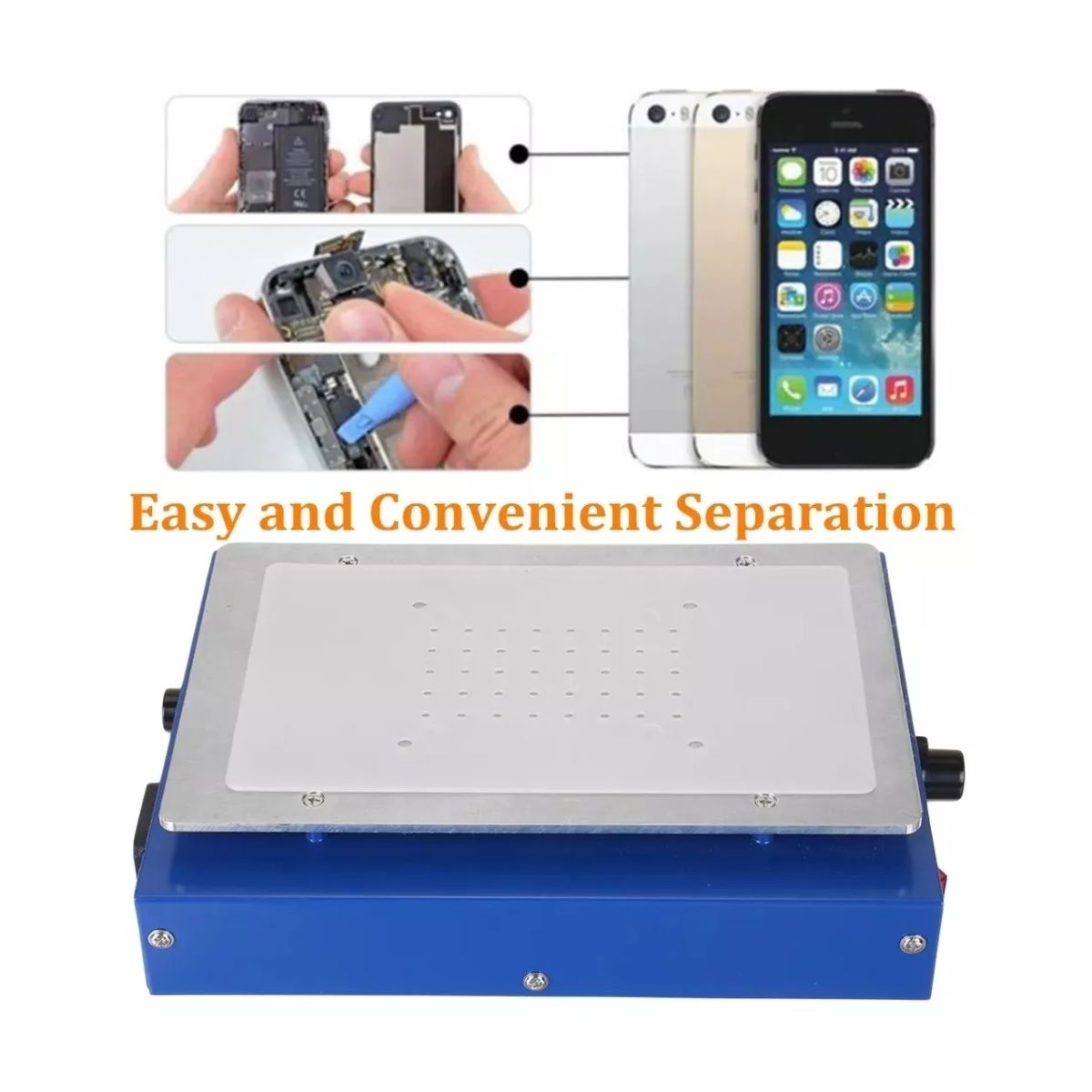 Teléfono Separador Lcd Pantalla Cristal Eliminación Celular Azul