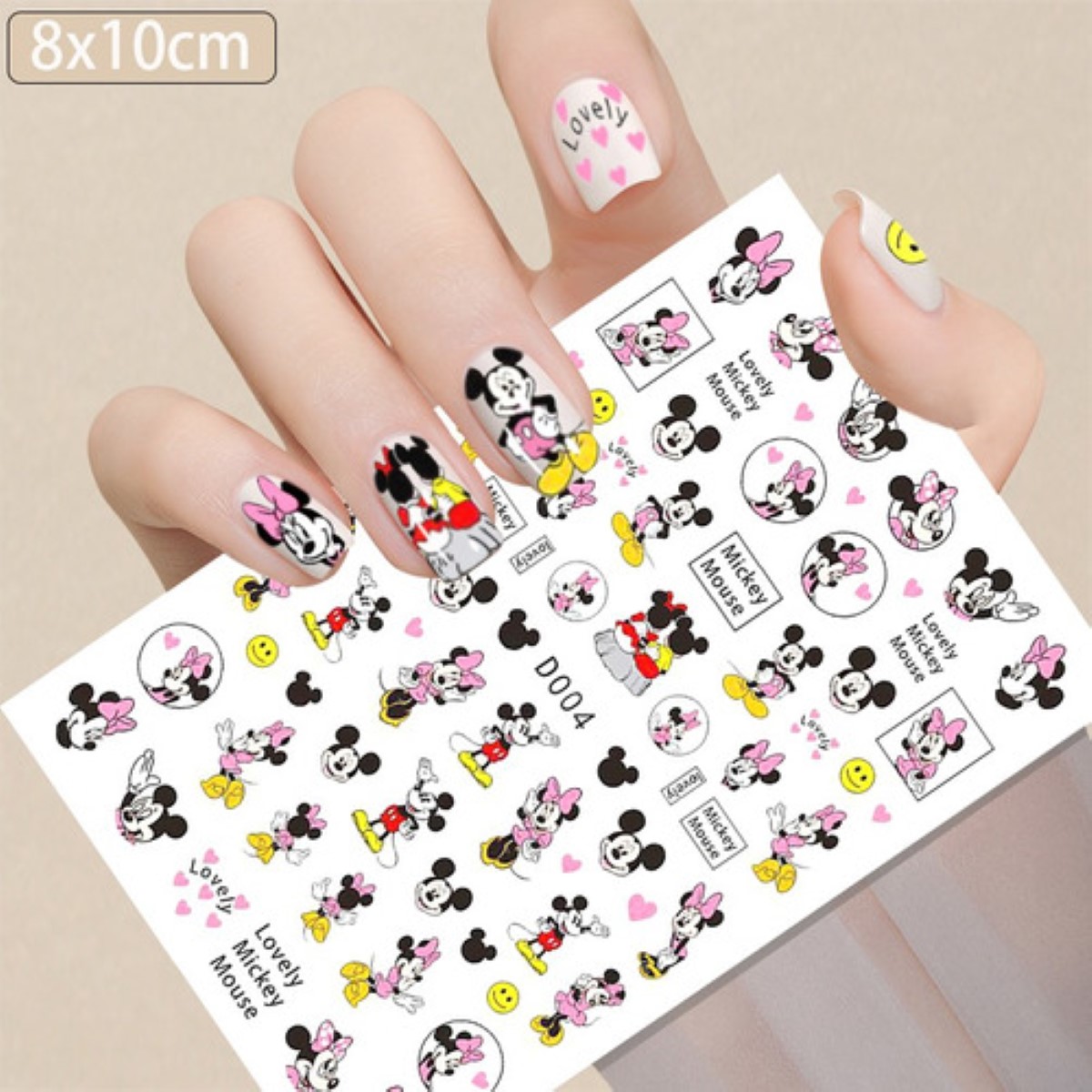 1000+ Stikers Adhesivos Uñas Miki Mouse Lilo Stitch Disney