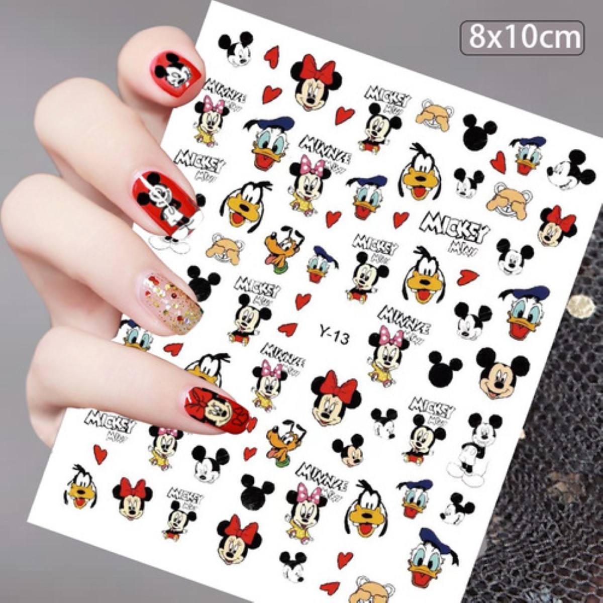 1000+ Stikers Adhesivos Uñas Miki Mouse Lilo Stitch Disney