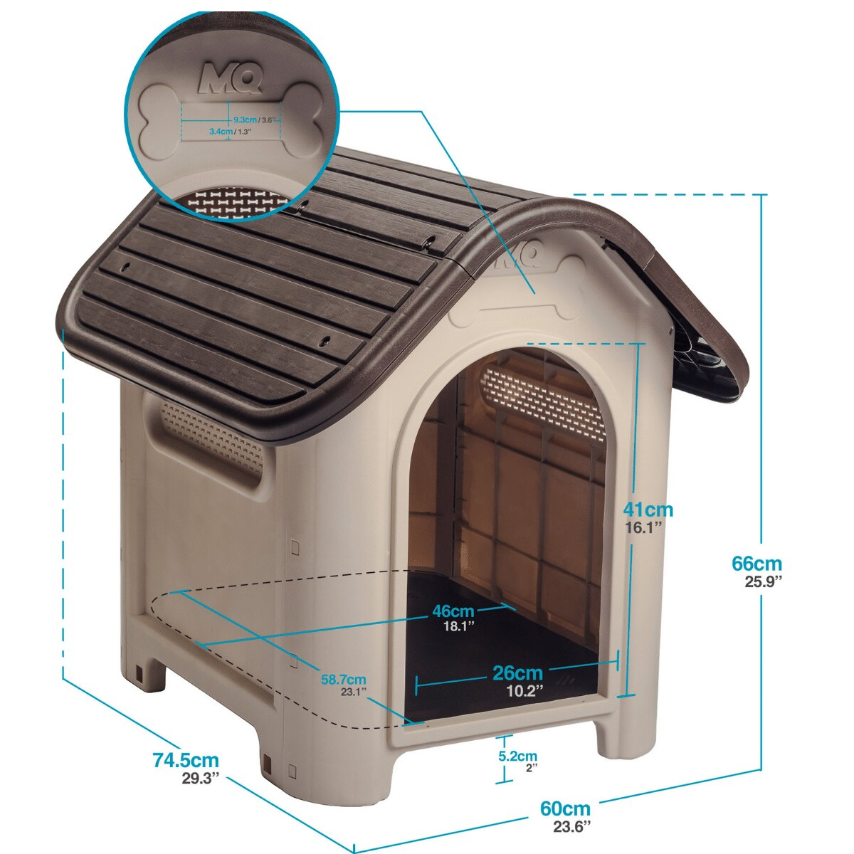Casa De Perro Raza Mediana