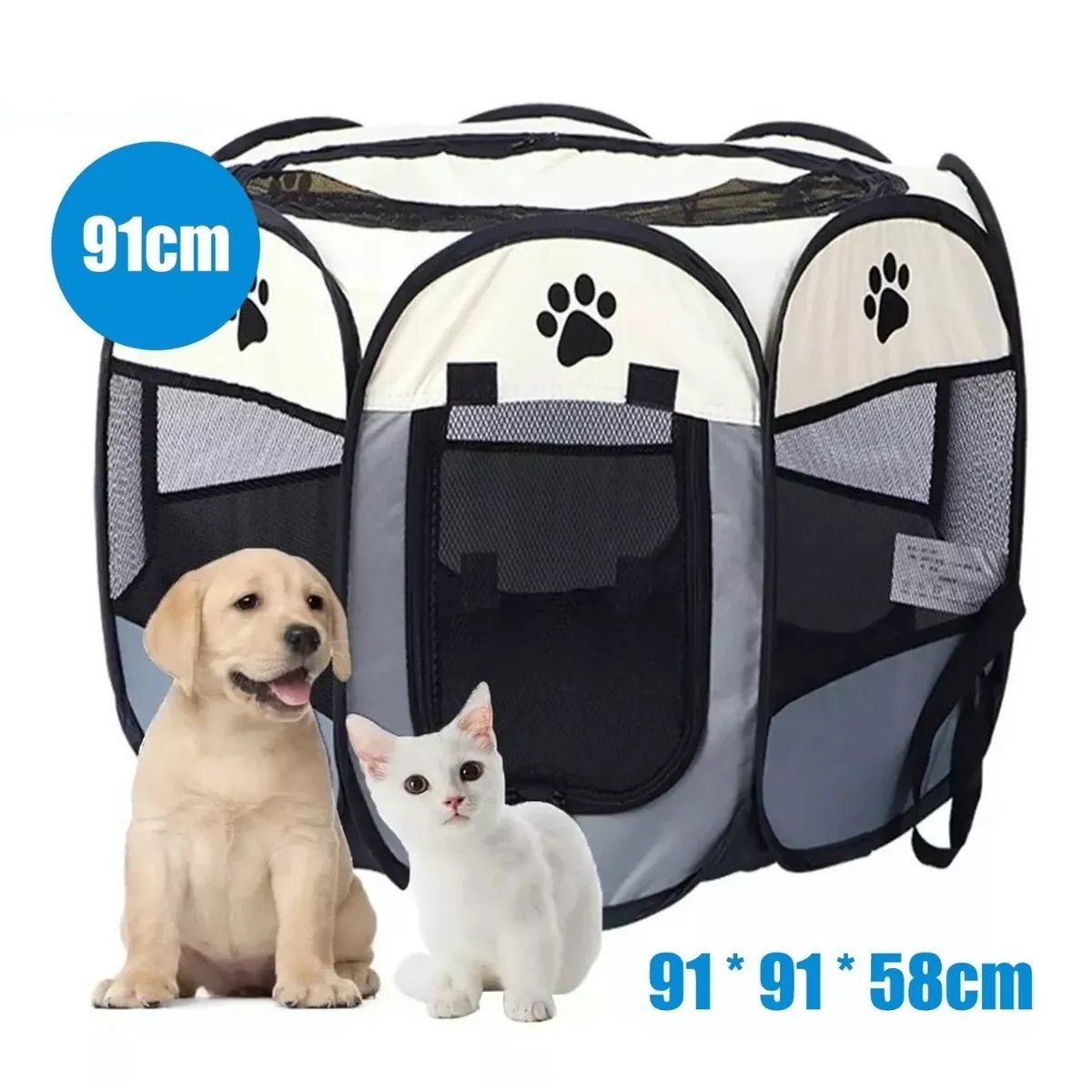 Casa Corral Plegable Portátil Para Perros 