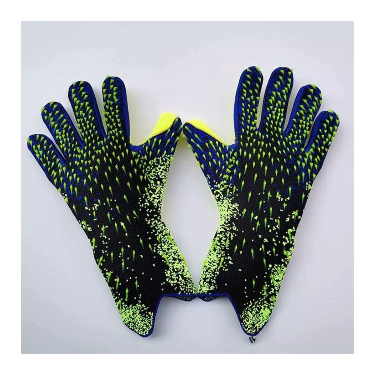 Antideslizante Los Guantes De Portero De Fútbol Respirables Verde