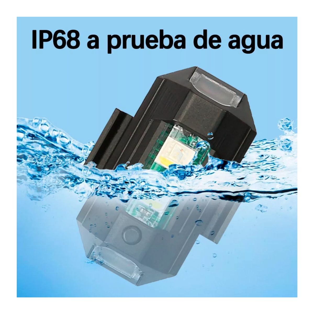 Estrobo Luces Led Recargable Auto Moto Bici Drones