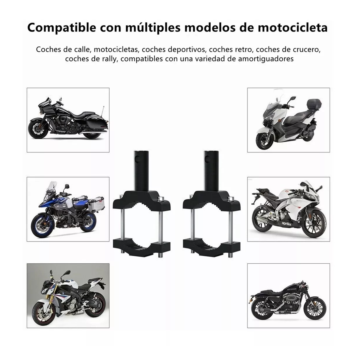 Set Soporte Amortiguador Para Faro De Motocicleta 2pcs