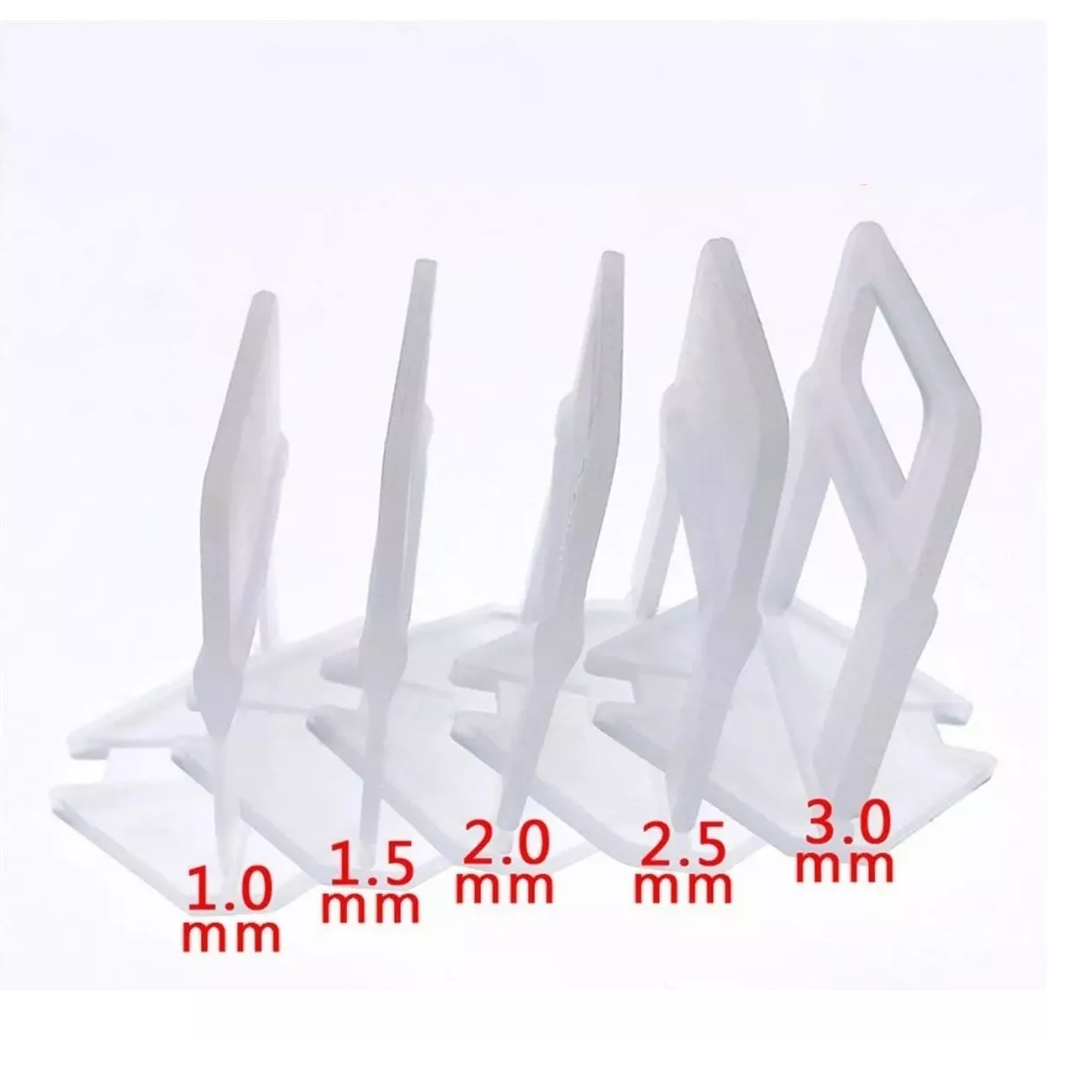 Set 200 Pzas Clip O Corbata Niveladores Porcelanico Losetas 1.5mm